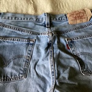 Levi 501 button fly jeans
